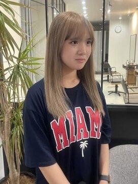 グルス(GruS) #ミルクティーベージュ #ダブルカラー