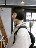ラインがきれいなミニボブ
