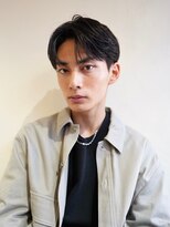 ニコトウキョウ 新宿(nico TOKYO)&nbsp;テーパーフェードニュアンスパーマ刈り上げセンターパートメンズ