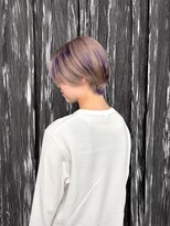 コエル(KOER)&nbsp;ベージュ×紫　デザインカラー