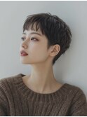ショートヘア　ピクシーカット　ベリーショート