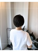 すっきり丸みショート