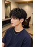 【ツイストスパイラルパーマ】カット＋パーマ＋シェービング