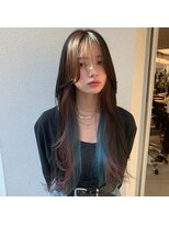 アンサ 長岡天神店(ANSA)&nbsp;透明感グレージュ×韓国風レイヤー