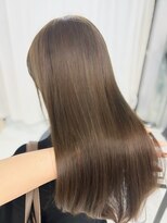 エトラ 渋谷店(etora)&nbsp;渋谷｜ブリーチなしオリーブベージュ×透明感カラー