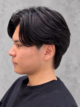 ハイプ マン 藤沢(HYPE MAN) フェザーパーマ毛流れパーマセンターパートニュアンス藤沢