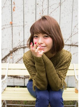 リル(Lilou) 【Lilou】重めバングワンカールボブ☆