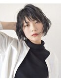 大人可愛い20代30代40代◎イメチェン似合わせカットフルバング