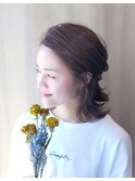 大人女子オススメ。こなれ感ハーフアップ(末松)
