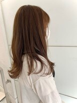 ヘアーロギア 栄店(hair LOGiA)&nbsp;★hair LOGiA★　切りっぱなしロング　横