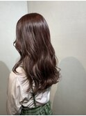 韓国／エギョモリ／セミロング／イルミナカラー