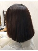 ショートカット髪質改善カラーブラウンカラー