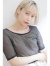 透明感ハイトーン☆ケアブリーチ+Wカラー+カット超浸透TOKIO Tr ￥19850