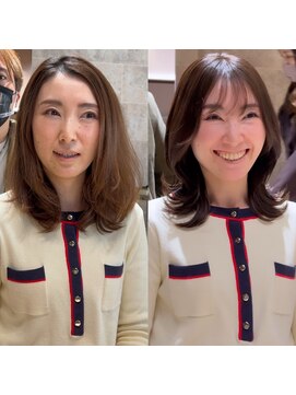 アフロート ギンザ(AFLOAT GINZA) AFLOAT GINZA【仲道 弘泰】2wayバング【before→after】