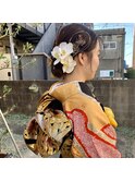 お着物のヘアセット