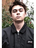 ノイ(noi) センターパートニュアンスパーマ刈り上げツーブロックメンズヘア