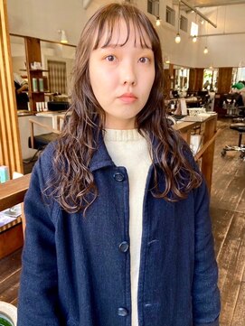 モク 大阪梅田店(MOK) 【やわらか質感】ロングパーマ