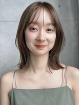 ガーデン 銀座(GARDEN)&nbsp;ミディアム/韓国/ボブ/エクステ/前髪/ベージュカラー