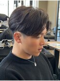 センターパートニュアンスパーマ韓国カルマパーマコンマヘア