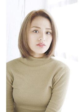 シュシュット(chouchoute) 美髪質改善ピンクブラウンエアリーロング切りっぱなしボブ/192