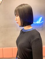 ロンドポレール 北千住(Lond polaire)&nbsp;【伊勢】切りっぱなしボブ×地毛風縮毛矯正