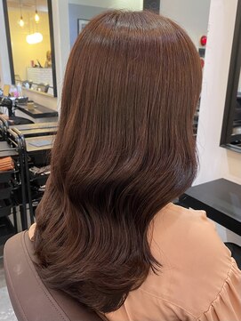 サロンドミルク 溝の口店(salon de MiLK) ピンクブラウン