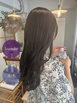 リリー 勝田台店(Lilly) 〈Lilly勝田台 佐藤愛〉地毛風 透明感カラー*ビフォーあり