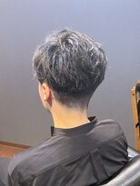 ビーダンディー(Bee dandy)&nbsp;ビジネスツーブロックショート ニュアンスパーマ アップバング