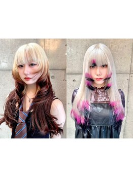 [髪に個性をプラスして、周りと差をつける]ブリーチ講師経験のあるstylist多数在籍(名駅/ブリーチ/学割)