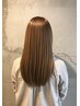 人気No.１☆カット+潤いカラー+高補修トリートメント ￥13180→￥8980