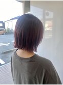切りっぱなしボブ