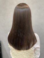 アチーブリス(achieve Liss)&nbsp;マロンブラウン美シルエットストレートロングヘア髪質改善