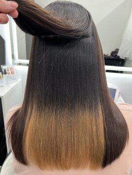 ピリオド 赤坂(Period.) ミディアムヘアー縮毛矯正髪質改善　赤坂見附