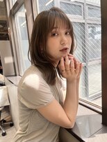 ロンドプロフィール 浦和(Lond profil)&nbsp;顔まわりレイヤー外ハネ韓国風ヘア髪質改善浦和ボブ