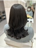【高木美緒】レイヤー小顔顔まわり透明感艶感カラーくすみカラー