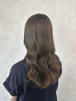 ミューバイケンジ(miu by KENJE)&nbsp;miu＆有野ひかり ブリーチなしオリーブカラー