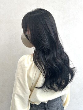 クム 横浜(qumu) 【qumu MARIKO】アッシュブラック×髪質改善トリートメント