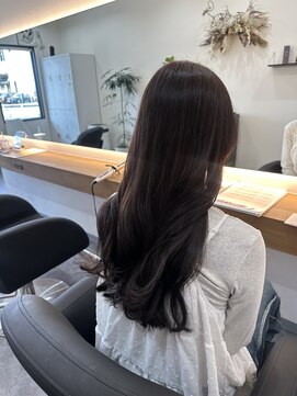 ヘアーテラスエム 奈良店(hair terrace M) ツヤツヤグレージュカラー