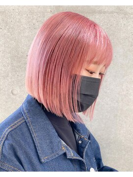 ヴェルダ 池袋店(verda) ボブ×ピンクカラー◎Yamamoto