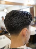 メンズカット　アイロンパーマ　緩パン