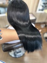 美容室ピュール&nbsp;オーガニックカラー/スカイブルーアッシュ × ULTOWA treatment