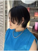 ウルフショート 黒髪 【窪田】/川崎/美髪カラー/髪質改善/艶髪