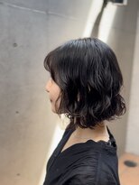 アピッシュ アオヤマ(apish AOYAMA) ボブのフレンチパーマ