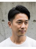 ▼アップバング/メンズカット/ツーブロック/ビジネスマン