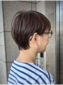 ショートカット/マッシュショート/丸みショート