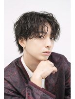 オーシャントーキョー 心斎橋(OCEAN TOKYO WEST)&nbsp;シャドウパーマシースルーラウンドマッシュ波巻きパーマウルフ