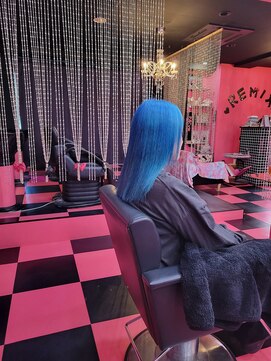 リミックス(REMIX by Love hair KING OF PRINCESS HAIR&EXTENTION) ペールブルー　水色