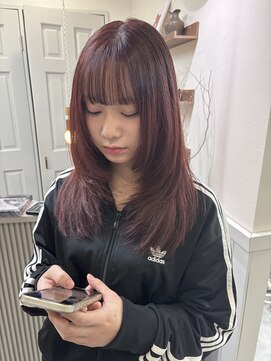 サンノット(SUN KNOT) ピンクラベンダー×レイヤーカット