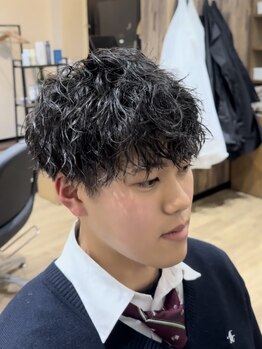 リーブルサニー(Libre Sunny)の写真/【八乙女駅徒歩1分】パーマでイメチェン！再現性抜群の扱いやすいスタイルで、毎朝のセットが楽々に！