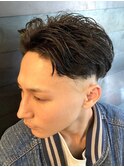 ツーブロック スキンフェード アップバング 刈り上げ ビジネス